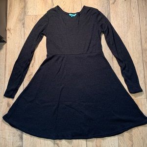 Black sweater dress